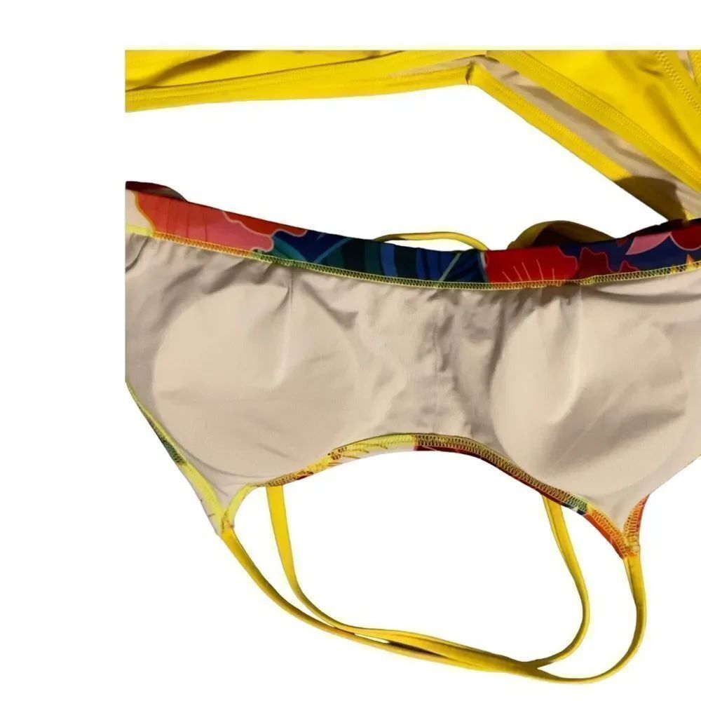 Cupshe Red Yellow 2-Pc Bikini Set SMALL - Picture 8 of 11